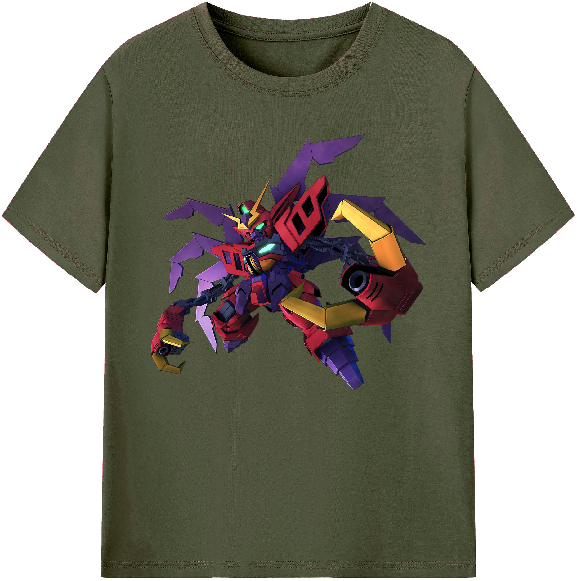 （画像用） 機動戦士ガンダム Mobile Suit Gundam 綿100％ メンズ半袖Tシャツ｜肌触りやわらか＆通気性